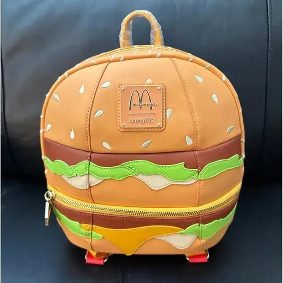 Loungefly | Bags | Loungefly Mcdonalds Big Mac Mini Backpack 